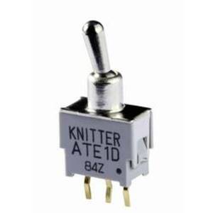 Knitter-Switch ATE 1D-RA Kippschalter 48 V DC/AC 0.05 A 1 x Ein/Ein rastend 1 St.