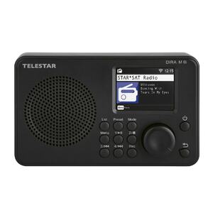 TELESTAR DIRA M 6i hybrid Radio (Internetradio, USB Musikplayer, kompaktes Multifunktionsradio, DAB+/FM RDS, WiFi, Bluetooth)