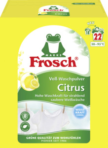 Frosch Voll-Waschpulver Citrus 22 WL