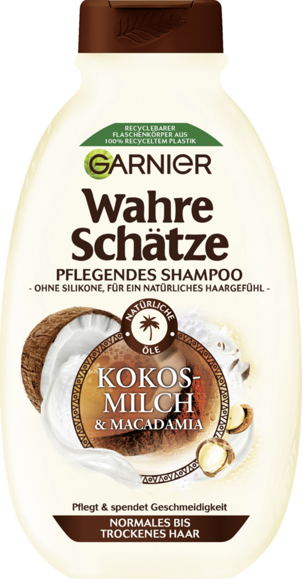 Bild 1 von Garnier Wahre Schätze Pflegendes Shampoo Kokosmilch & Acadamia