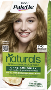 Poly Palette NATURALS Permanente Haarfarbe 7-0 Mittelblond