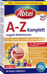 Abtei A-Z Komplett Langzeit-Multivitamine