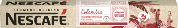 Bild 1 von Nescafé Farmers Origins Colombia Espresso Decaffeinato Kapseln
