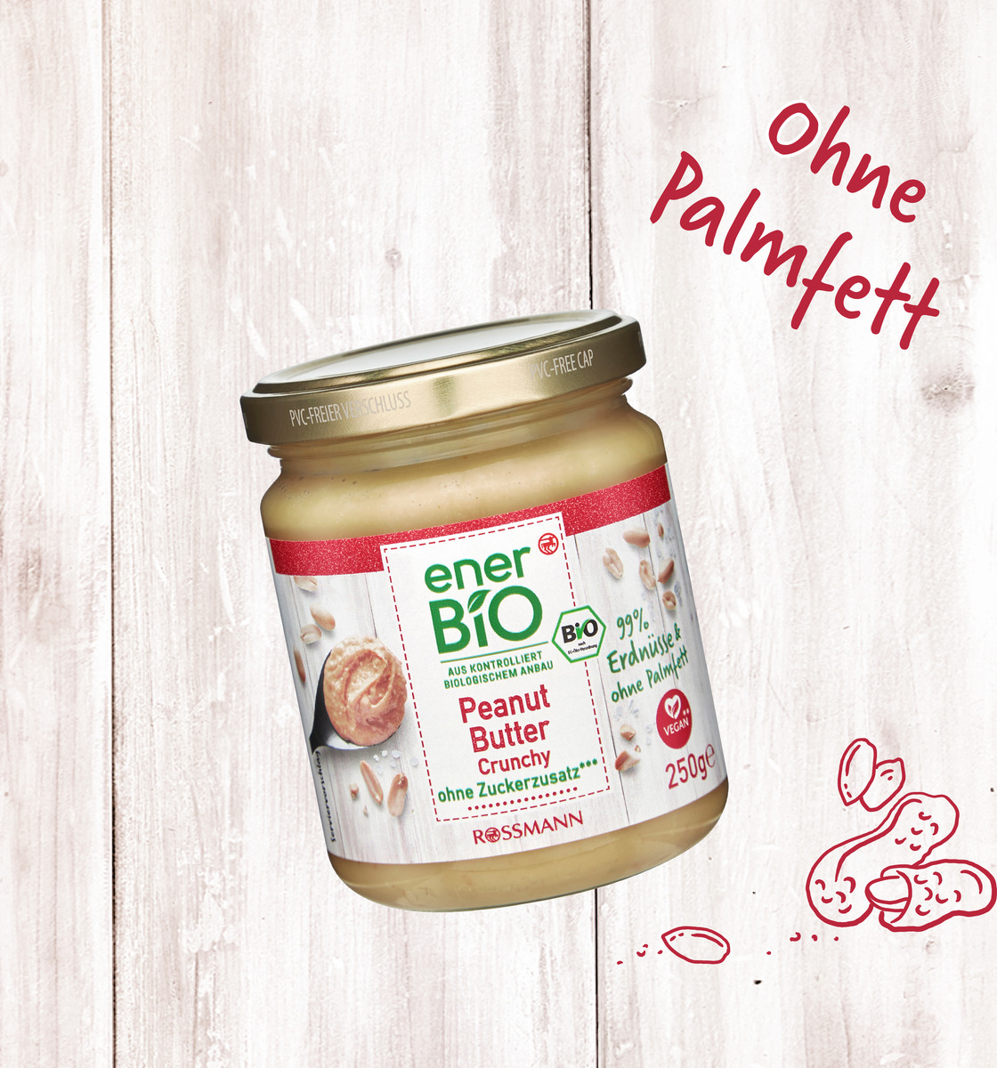 Bild 2 von enerBiO Peanut Butter Crunchy