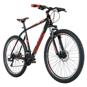 KS Cycling Mountainbike Hardtail Morzine 27,5 Zoll Rahmenhöhe 53 cm 21 Gänge schwarz schwarz ca. 27,5 Zoll