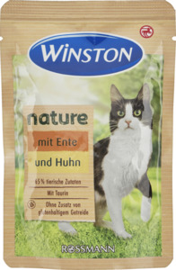 Winston nature Katzenfutter mit Ente und Huhn