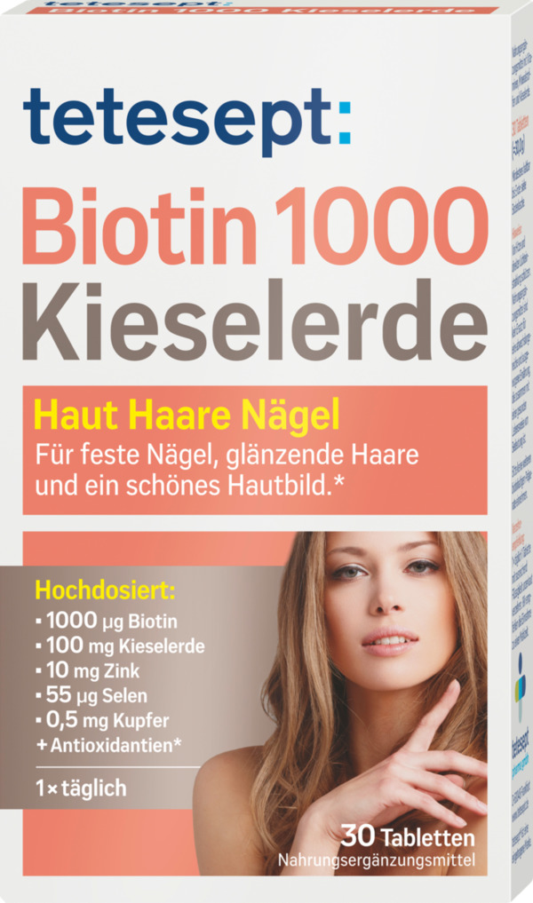 Bild 1 von tetesept Biotin 1000 Kieselerde Tabletten