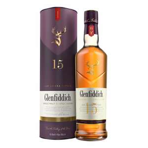 Glenfiddich 15 Jahre Solera Single Malt Whisky 40,0 % vol 0,7 Liter