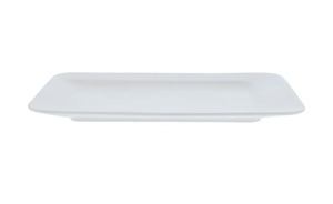 KHG Servierplatte weiß Porzellan Maße (cm): B: 19,8 H: 2,3 Geschirr & Besteck