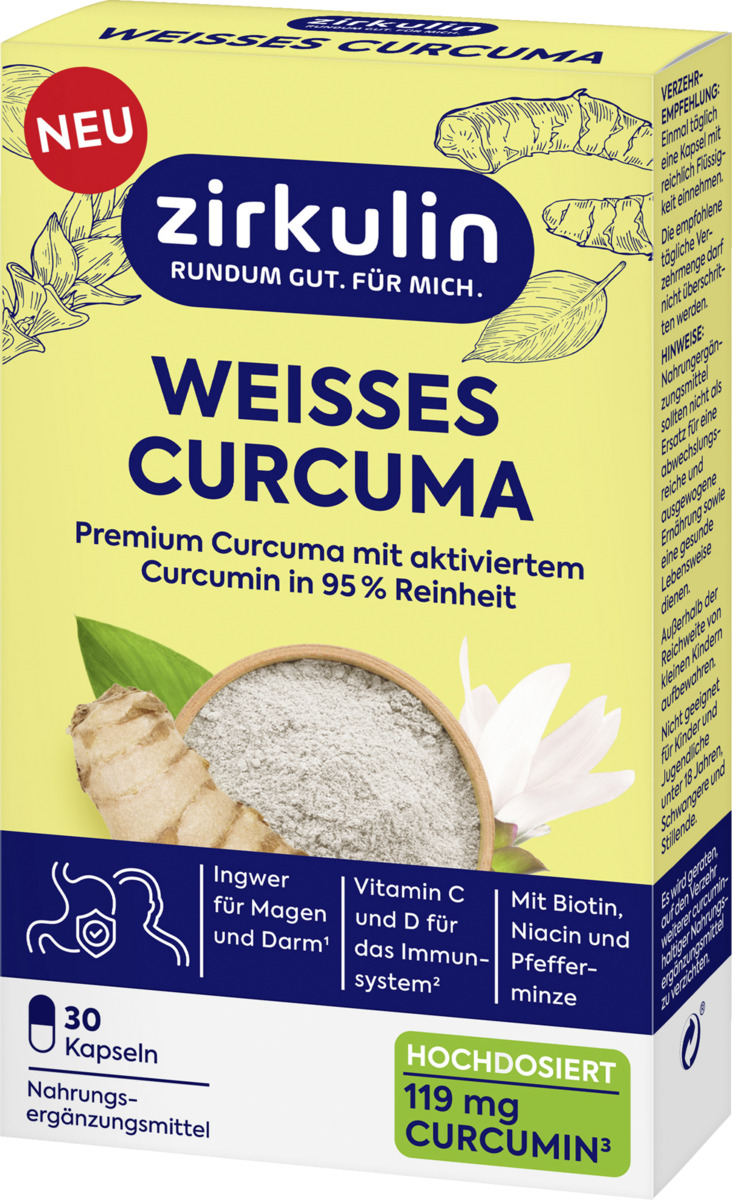 Bild 3 von Zirkulin Weisses Curcuma Tabletten