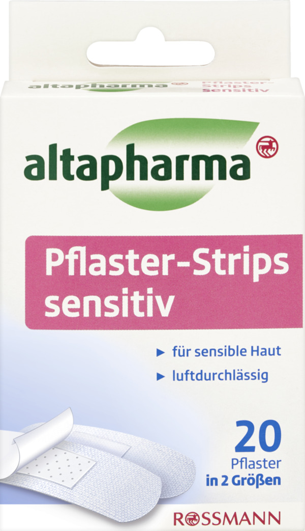 Bild 1 von altapharma Pflaster-Strips sensitiv 20 Stück