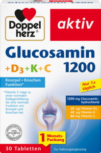 Doppelherz aktiv Glucosamin 1200 + D3 + K + C Tabletten