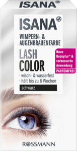 ISANA Lash Color Wimpern- & Augenbrauenfarbe schwarz