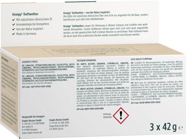 Bild 2 von Kneipp Geschenkset Duftkerzen Lieblinge