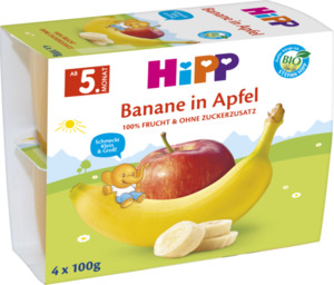 HiPP Bio Banane in Apfel ab 5. Monat