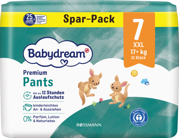Bild 1 von Babydream Premium Pants Gr. 7 XXL 17+ kg
