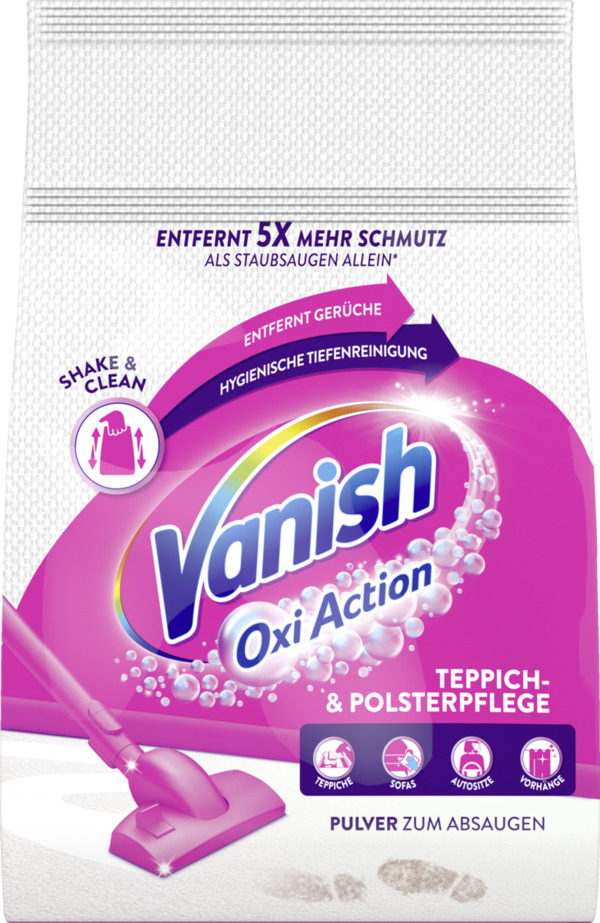 Bild 1 von Vanish Oxi Action Teppichpflege Pulver zum Absaugen