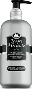 Tesori d'Oriente Aromatische cremige Handseife Weißer Moschus, 300 ml