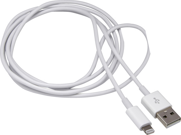 Bild 2 von IDEENWELT Best Basics Lade- & Datenkabel USB-A auf Lightning, weiß