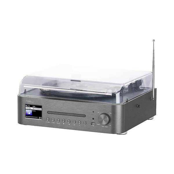 Bild 1 von Auvisio Musikanlage MHX-630 Plattenspieler/Digitalisierer, CD, DAB+/FM/ Internetradio und AUX