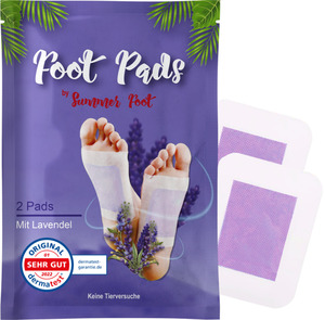 Summer Foot Detox-Fußpads mit Lavendelöl