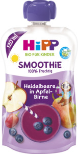 HiPP Bio für Kinder: Smoothie Heidelbeere in Apfel Birne