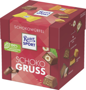 Ritter Sport Schokowürfel Schokogruss Box