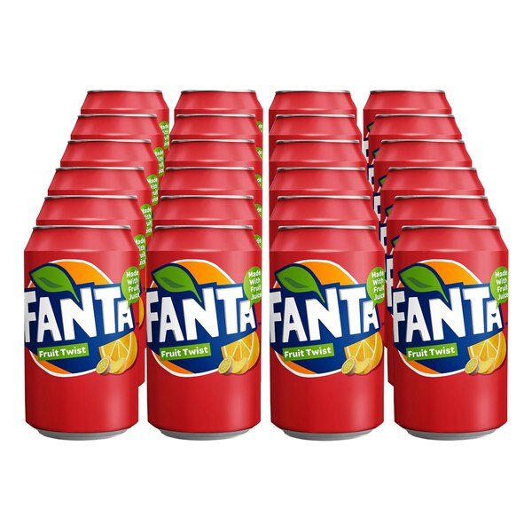 Bild 1 von Fanta Fruit Twist 0,33 Liter Dose, 24er Pack