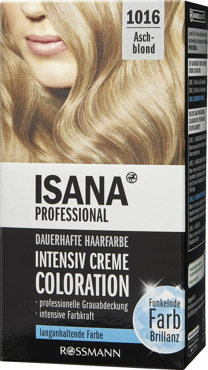 Bild 1 von ISANA PROFESSIONAL Intensiv Creme Coloration 1016 Aschblond
