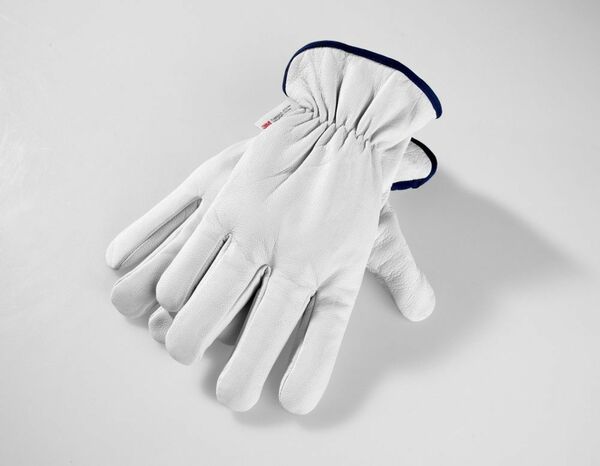 Bild 1 von Powertec Garden Winter Ziegenleder Handschuhe, Größe 10 - Dunkelblau
