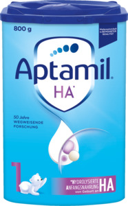 Aptamil HA 1 hydrolysierte Anfangsnahrung von Geburt an