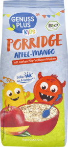 GENUSS PLUS KIDS Bio Porridge Apfel-Mango