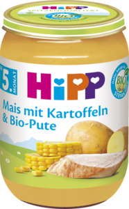 HiPP Bio Mais mit Kartoffeln & Bio-Pute 0.50 EUR/100 g (6 x 190.00g)