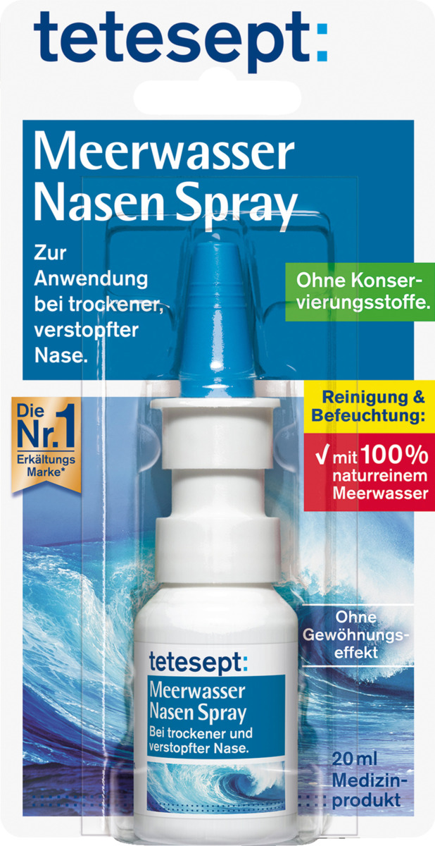 Bild 1 von tetesept Meerwasser Nasen Spray