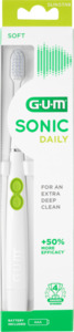 GUM® Sonic Daily batteriebetriebene Zahnbürste weiß