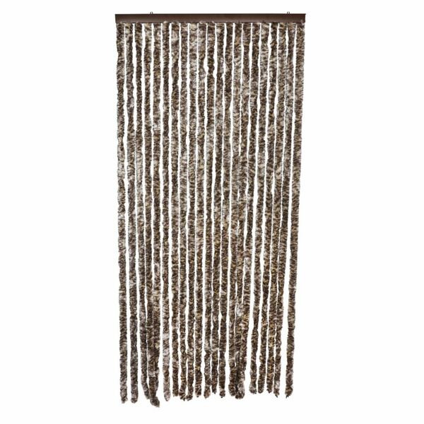 Bild 1 von Chenille-Flauschvorhang 90x200cm Beige/Braun