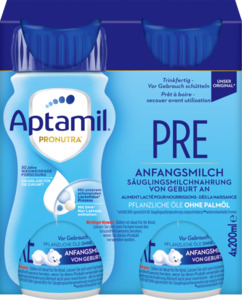 Aptamil Pronutra-Advance Pre Anfangsmilch von Geburt an, trinkfertig