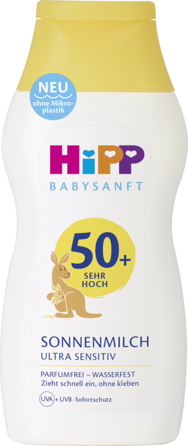 Bild 1 von HiPP Babysanft Sonnenmilch LSF 50+ sehr hoch