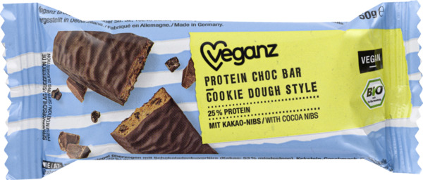 Bild 1 von veganz Bio Protein Choc Bar Cookie Dough Style