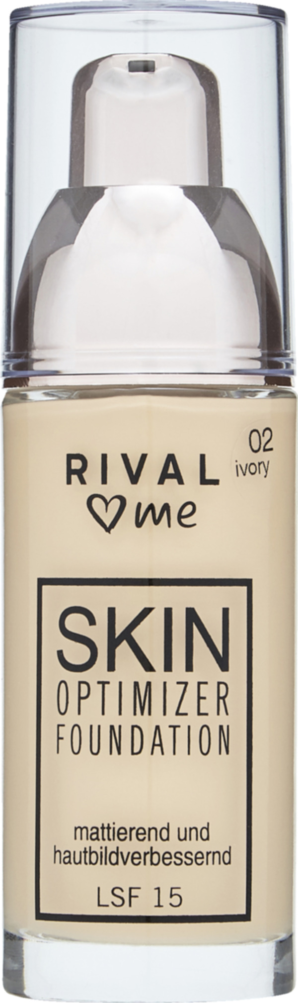 Bild 1 von RIVAL loves me Skin Optimizer Foundation 02 ivory