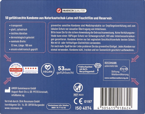 Bild 2 von preventivo Sensitive Kondome Box