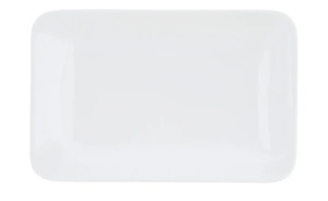 KHG Servierplatte weiß Porzellan Maße (cm): B: 16,5 H: 2 Geschirr & Besteck