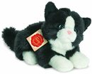 Bild 1 von Teddy Hermann® Kuscheltier »Katze liegend schwarz/weiß, 20 cm«, zum Teil aus recyceltem Material