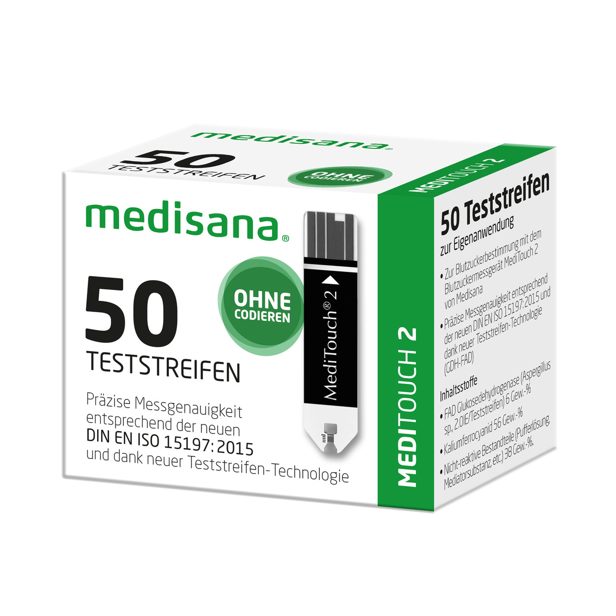 Bild 1 von MEDISANA MEDITOUCH 2 Teststreifen