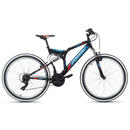 Bild 1 von KS Cycling Mountainbike Fully Zodiac  26 Zoll Rahmenhöhe 48 cm 21 Gänge schwarz schwarz ca. 26 Zoll