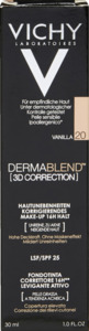 VICHY DERMABLEND 3D Make-up 20 vanilla