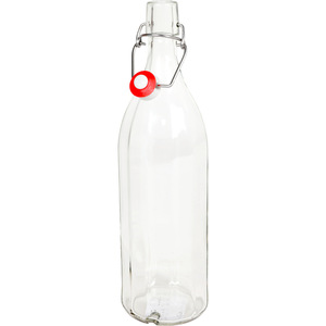 12-Kant-Glas-Flasche  1 Liter