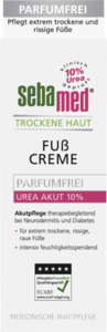 sebamed Trockene Haut Fußcreme parfumfrei Urea 10%