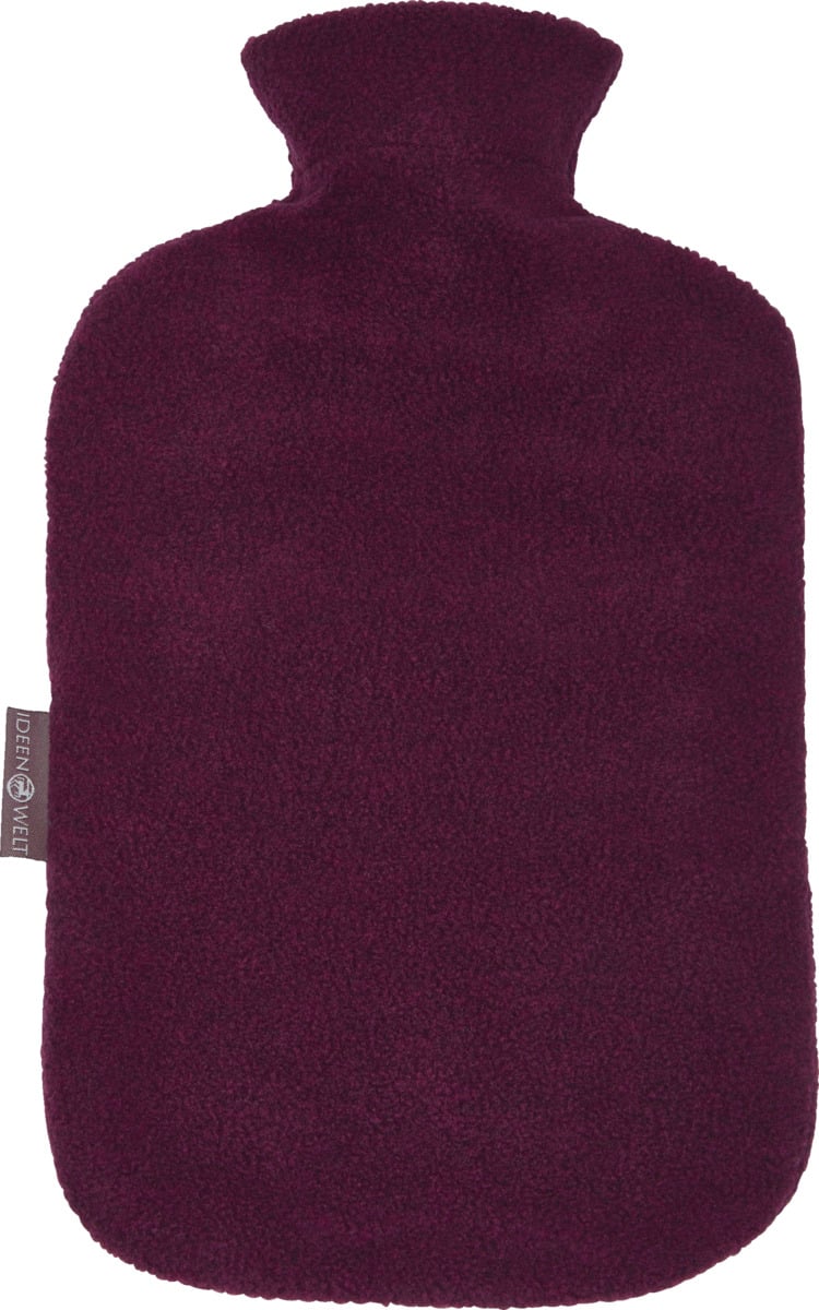 Bild 1 von IDEENWELT Best Basics Wärmflasche mit Bezug bordeaux
