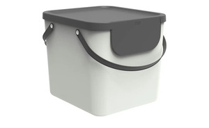 Rotho Abfallbehälter 40 Liter  Albula weiß Kunststoff Maße (cm): B: 39,8 H: 35,8 T: 33,9 Küchenzubehör